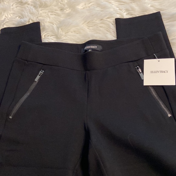 Ellen Tracy Black Leggings with Tapered Fit size M brand new inseam 26” waist 30 - Picture 12 of 12